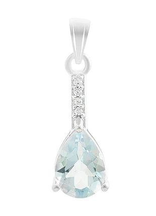 Серебряная подвеска proba с топазом 2.042ct (1143599)