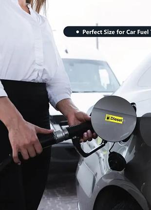 Наклейка на авто «diesel» (дизель) вініл, розміри 6,3*2,2 см. жовтий арт. 08808