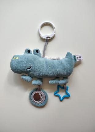 Розвивальна іграшка для малюків крокодила 🐊 повіска на коляску, ліжечко mamia