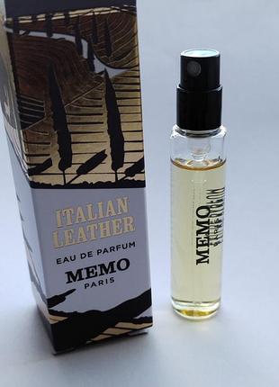 Оригинальн! парфюмированная вода memo paris italian leather