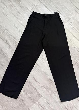 Стильні чорні штани палаццо massimo dutti, розмір 36/s
