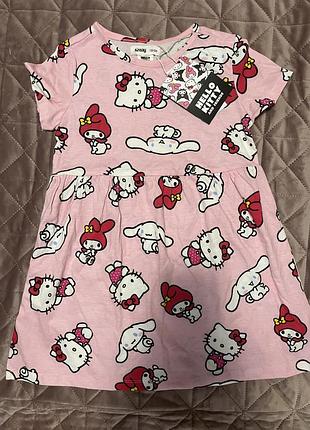Сукня плаття hello kitty 122 розмір sinsay