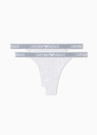 Набор трусиков тонг emporio armani