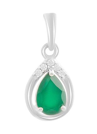 Срібна підвіска proba з агатом 0.697ct (2189725)