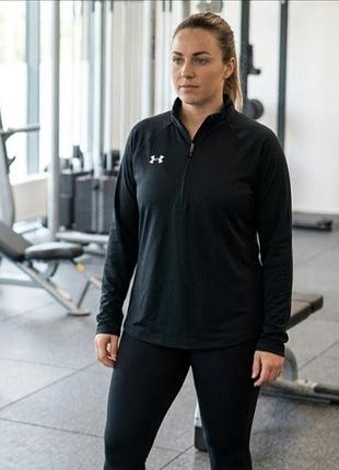 Спортивный лонгслив under armour 1/2 zip р. xl для бега и фитнеса