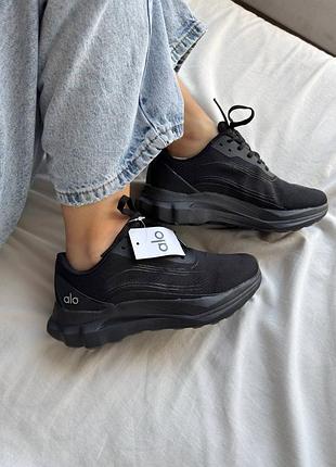Alo yoga runner black/ало йога раннер чёрные 36 37 38 39 40