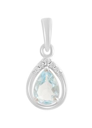Серебряная подвеска proba с топазом 0.93ct (2188445)