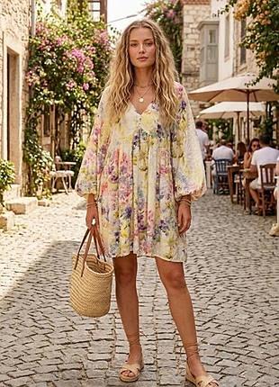 Легка квіткова сукня h&m