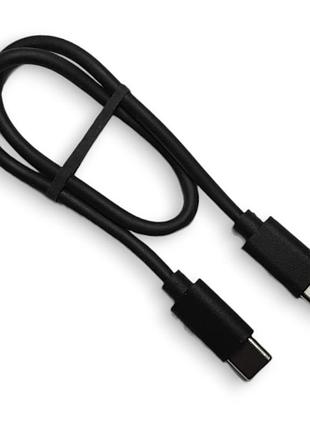 Кабель usb type-c to type-c pd 3.0 60w 20v 3a 0.3 м шнур быстрой зарядки питания синхронизации черный