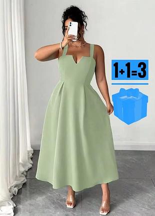 Довга сукня на резинці shein 2xl