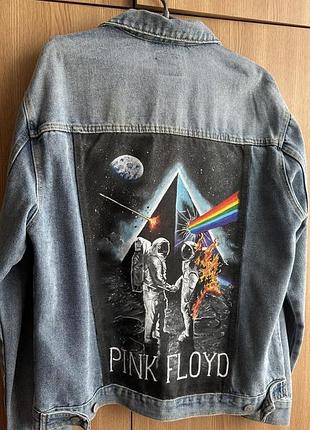 Джинсова куртка pink floyd – ексклюзивний розпис