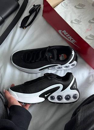 Стильні жіночі кросівки nike air max dn casual black/white