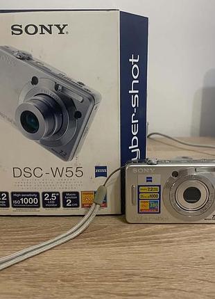 Цифровий фотоапарат sony cyber-shot dsc-w55