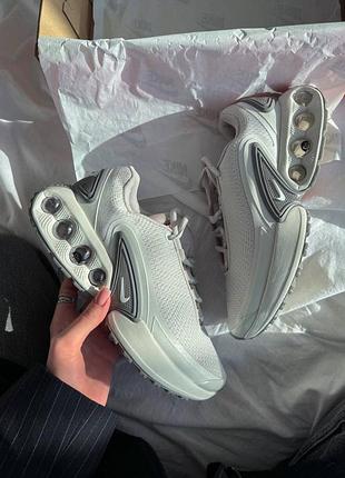 Стильні жіночі кросівки nike air max dn white/grey