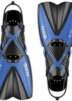 Ласты для снорклинга mares x-one размер 35/38 синий для подводного плавания и тренировок