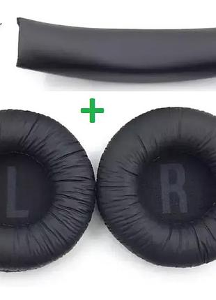 Амбушюри та накладка jbl jr300 jr300bt jbl jr310 jr310bt kids junior 320bt jr 320 комплект чорний black