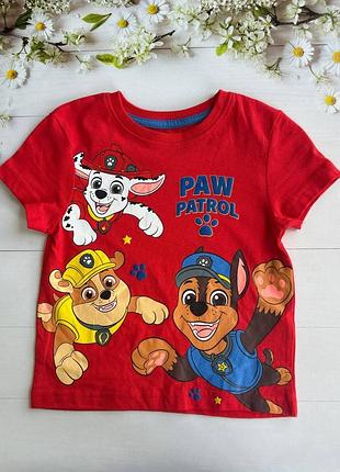 Футболка дитяча бавовняна щенячий патруль paw patrol, р.92 см (1,5-2 роки)