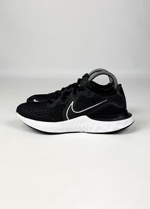 Кросівки nike renew run black ct1430-091 оригінал чорні сірі спортивні бігові легкі сітка розмір 36.5 - 38 / 24 см