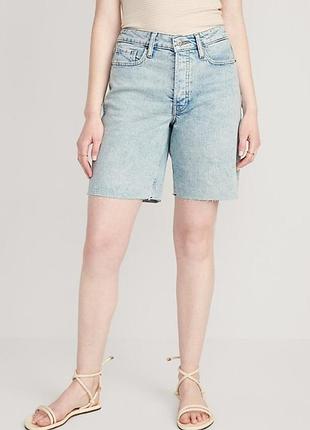 Old navy | джинсовые шорты бермуды og loose 1927-fly jean shorts