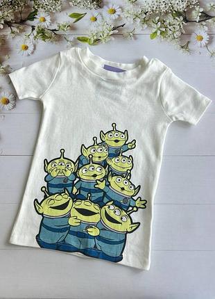 Футболка дитяча бавовняна з іншопланетянами primark, р.92 см (1,5-2 роки)