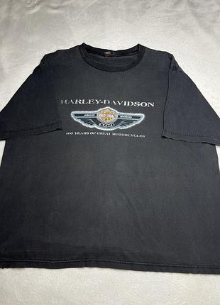 Вінтажна футболка harley davidson
