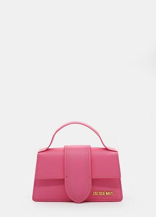 Jacquemus le bambino bag in pink leather