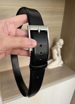 Ремінь чорний чоловічий 90 см tommy hilfiger