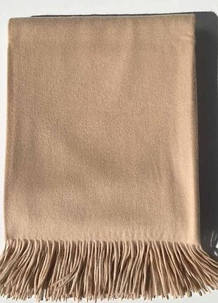Pearls &amp; cashmere шарф большой кашемировый палантин платок плед бежевый крупная слоновая кость люкс бренд кашемир