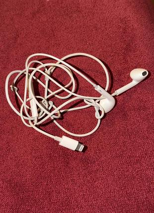 Гарнітура apple earpods lightning connector оригінал