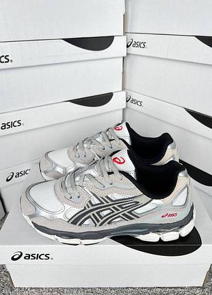 Asics gel-nyc grey silver white