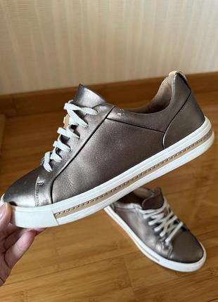 Кеды кожанные clarks