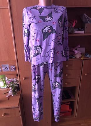 Пижама, комплект, размер 13-14 p 164 см. 100% коттон, primark