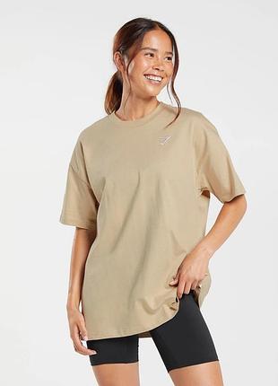 Футболка оверсайз gymshark training oversized t-shirt