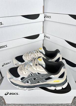 Asics gel-nyc grey silver black