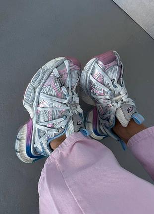 Жіночі кросівки balencia ga 3xl extreme laces | candy pink / blue