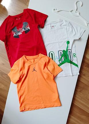 Набор три футболки jordan, under armour