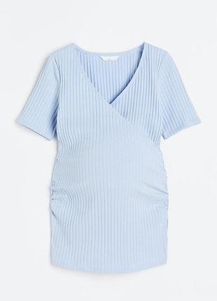 Котонова футболка для вагітних h&m