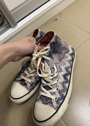 Converse x missoni chuck taylor all star high — оригинал коллаборации, зигзаг принт!