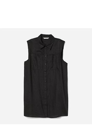 Удлиненная блуза h&amp;m лён