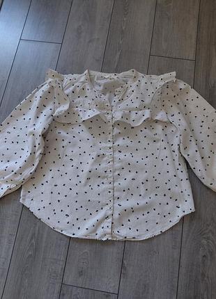 Блуза h&amp;m, льон, бавовна