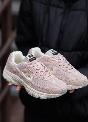 Спортивні кросівки nike initiator найк іницатор з gore-tex рожеві білі сірі для жінок