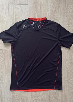 Оригінальна футболка adidas climachill чорна технологічна l-xl