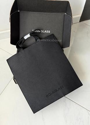 Тоут чорна еко шкіряна сумка шопер пляжна торба hourglass vegan leather tote bag