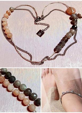 Стильный анклет браслет на ногу,  zag bijoux (франция).