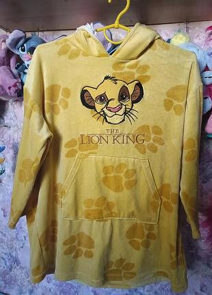Худи платье плед король лев🦁 симба или на хс -с