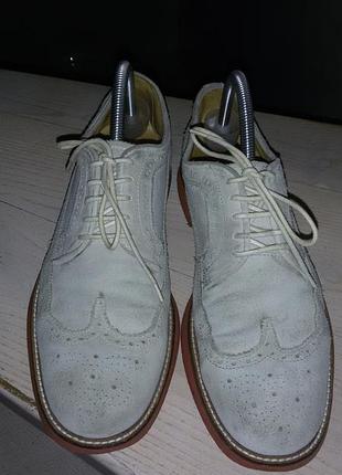 Sebago (сша)- замшевые туфли р. 43 -27,5 см (11 1/2)