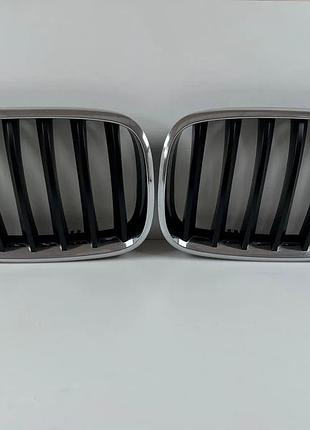 Решетки капота (ноздри) на bmw x5/x6