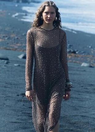Сукня бісер zara