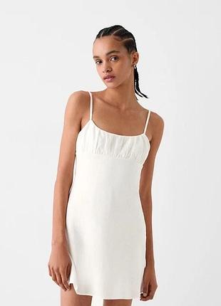 Лляна сукня,сарафан bershka