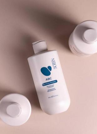 Очищающий и детоксицирующий шампунь для жирной кожи головы screen abc purifying shampoo